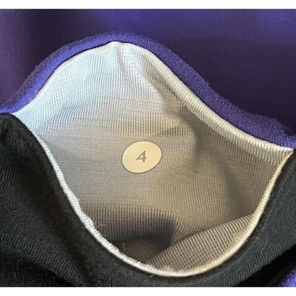 LULULEMON Wunder Under Reversible Purple Black Low-Rise Yoga Leggings Pants - Picture 8 of 8